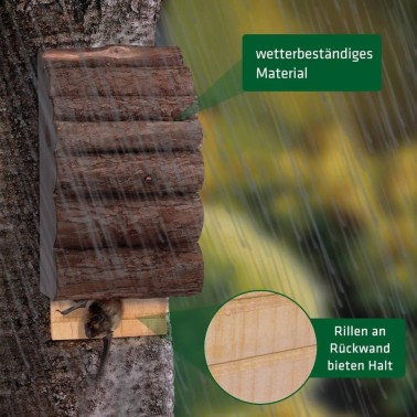 Casa per Pipistrelli in Legno | Rifugio Naturale e Nido | BirdGard Iberia